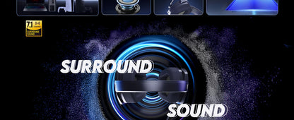 NUBWO G06 Wireless Headsets Gamer 2.4GHz Bluetooth 5.3 Gaming Headphones with Dual Microphone for PS5, PS4, PC, Mobile, Switch