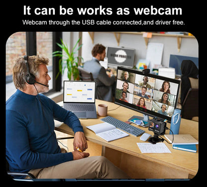 Ourlife 5K 4K60FPS Action Camera IPS Touch LCD EIS 170° DVR 30M Waterproof 5X Zoom Sport Camera With Wireless Mic&Remote Control