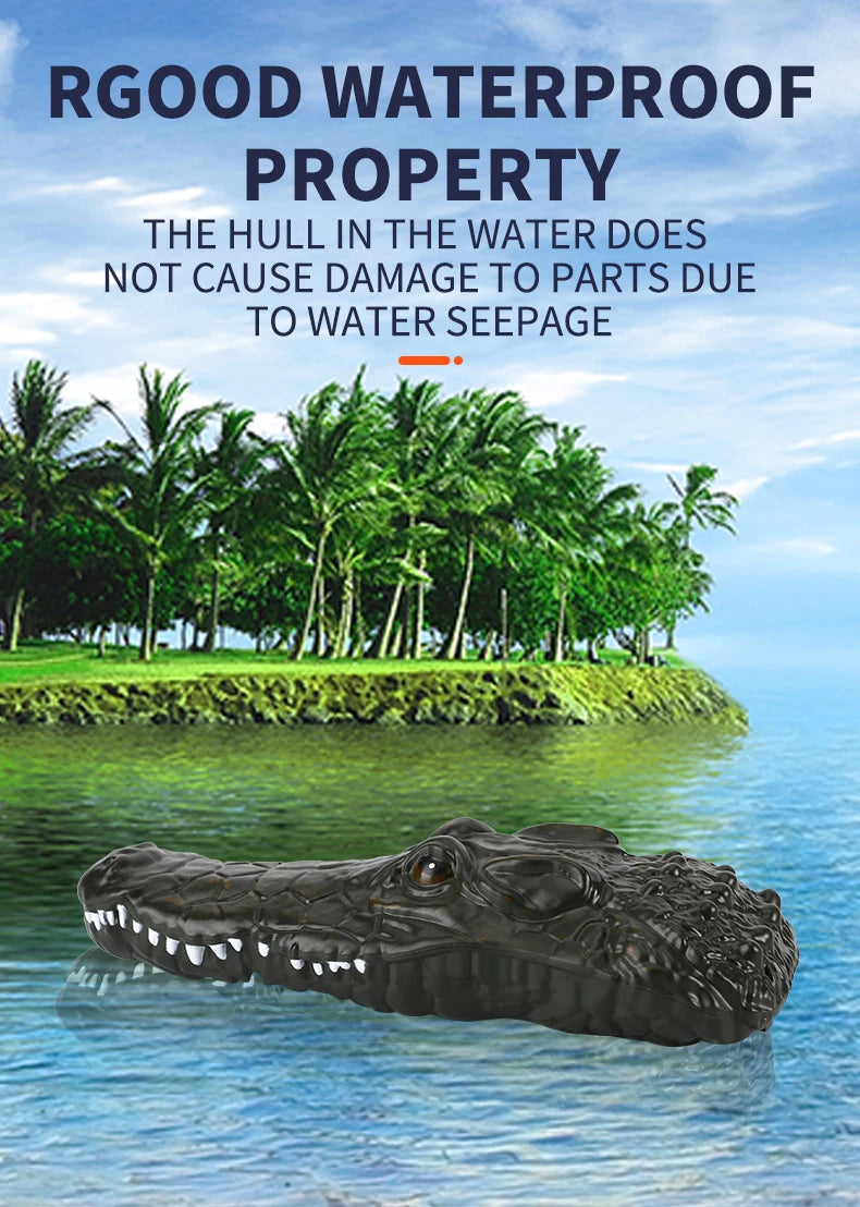 RC High-Speed Boat 10Km/h 2.4G Waterproof Remote Control Boats Ship Speedboats Remote Control Outdoor Toys for Kids Adult Gifts