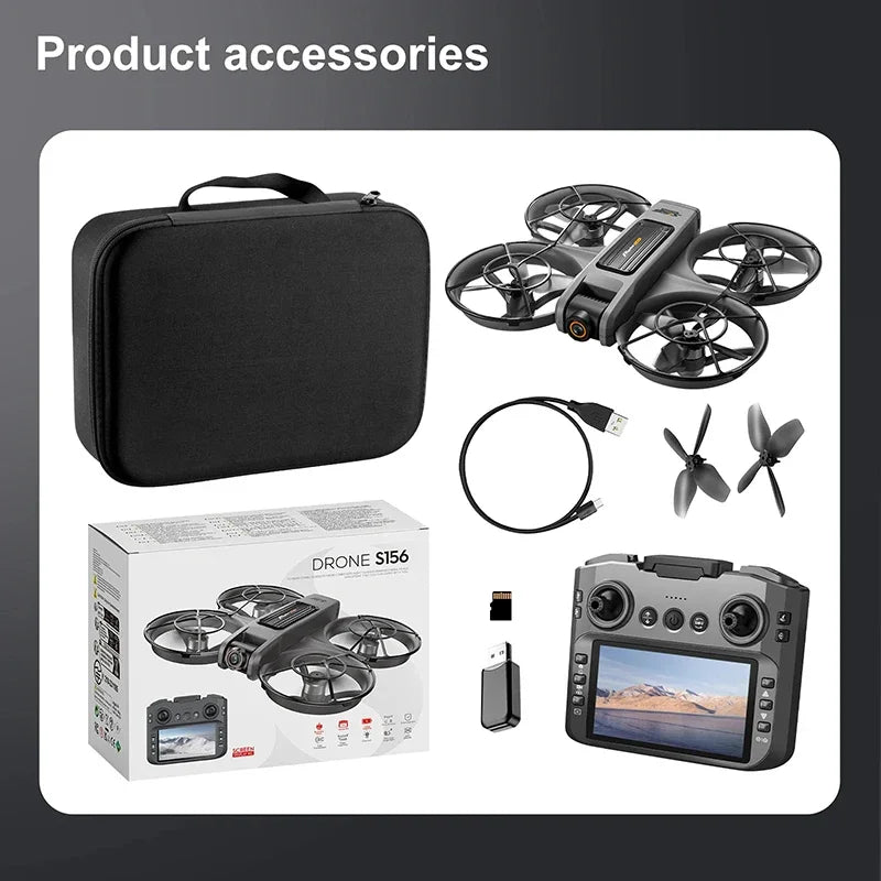 Xiaomi S156 Drone Professional 8K Camera with 5G WiFi FPV UAV Screen Remote Control and Obstacle Avoidance Quadcopter 2025 New