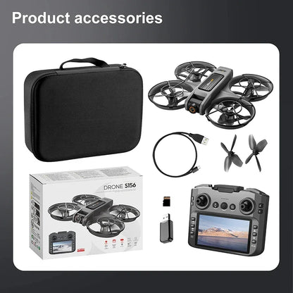 Xiaomi S156 Drone Professional 8K Camera with 5G WiFi FPV UAV Screen Remote Control and Obstacle Avoidance Quadcopter 2025 New
