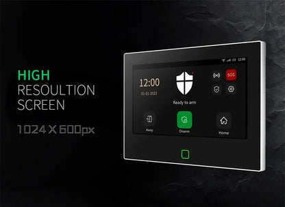 CPVAN Tuya smart Home Alarm System Wireless WiFi 4G 7 inch panel for Home burglar Security Protection Alarm Kit DIY Accessories