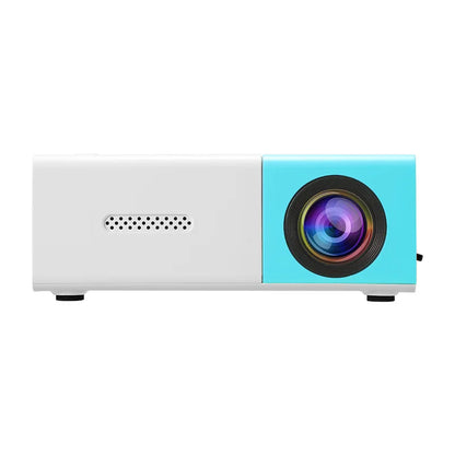 Smart Mini Portable Projector, 180° Adjustable Angle, Compatible, USB, Smartphone, TV Box, Laptop-for Movies and Presentations