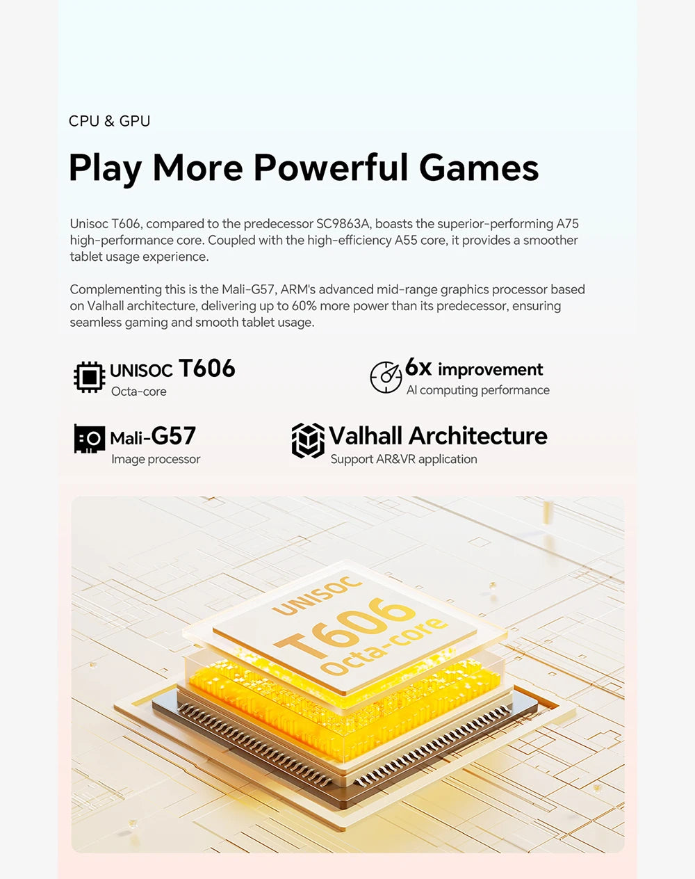 Teclast P30T Android 14 Tablet, 10.1 Inch 1280X800, 10Gb Ram (4Gb+6Gb Expansion), 128Gb Rom(Support Tf 1Tb)