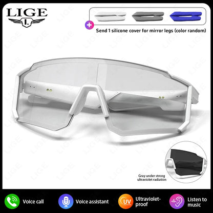 2025 Smart Glasses Cycling Sunglasses For Men Cycl Glasses Mountain Bicycle Goggles Women Outdoor Sports Running UV400 Eyewear