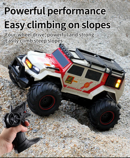 Rc Car Waterproof Amphibious 4Wd Off-Road Vehicle Remote Control Water Land Crawler Stunt Climbing Truck Toys for Boys Children