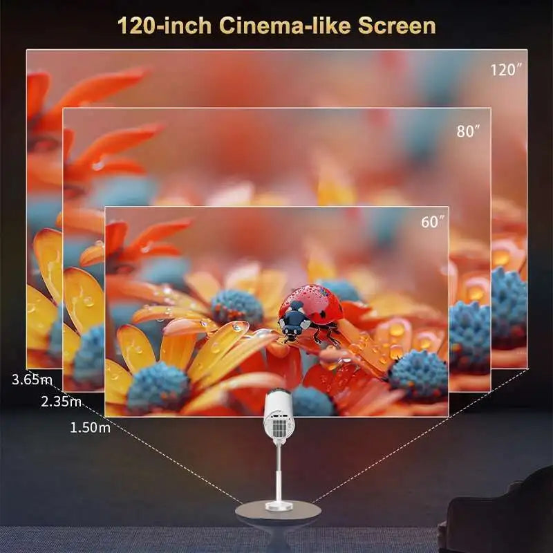 Touyinger X9 Pro Mini Portable Projector 4K Beamer full hd Android 13 Video Led projector  for Movies 3D Beam Home Theater