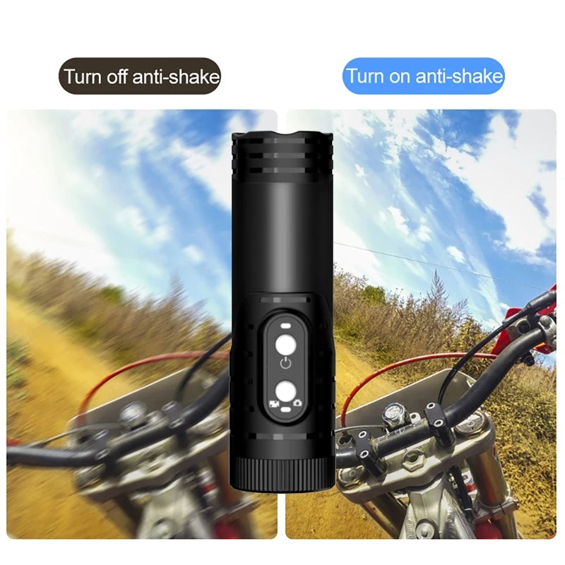 Anti Shake Shotgun Camera 4K 1080P Outdoor Hunting Camera Sport DV WiFi Motorcycle Bike Helmet Camera Action Cam With Flashlight