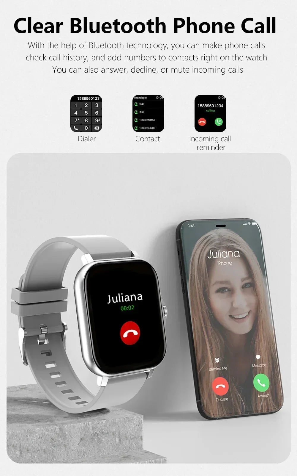 2025 Smart Watch 1.83'' Touch Screen - Bluetooth Calls, Heart Rate/Sleep Monitor, 50 Sports Modes, Waterproof