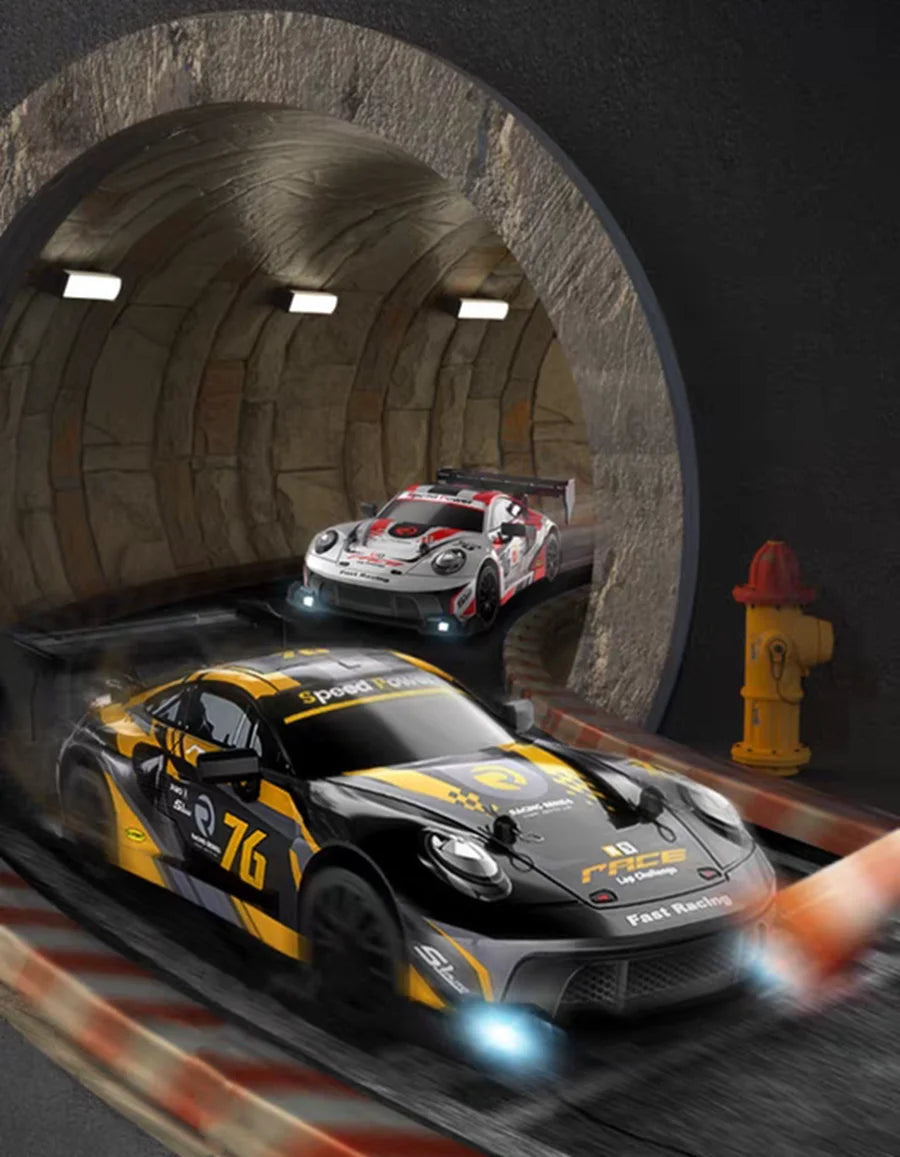 RC Drift Car 4WD Remote Control High Speed Racing Vehicle with LED Lights 2.4GHz Radio 4x4 Off-Road Truck Toy for Children Kids