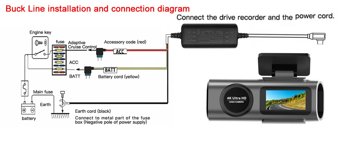 Dash Cam Cars 4K Front and Rear Camera Car Dvr WIFI GPS Car Camera for Vehicle Video Recorder Rear View Camera Parking Monitor