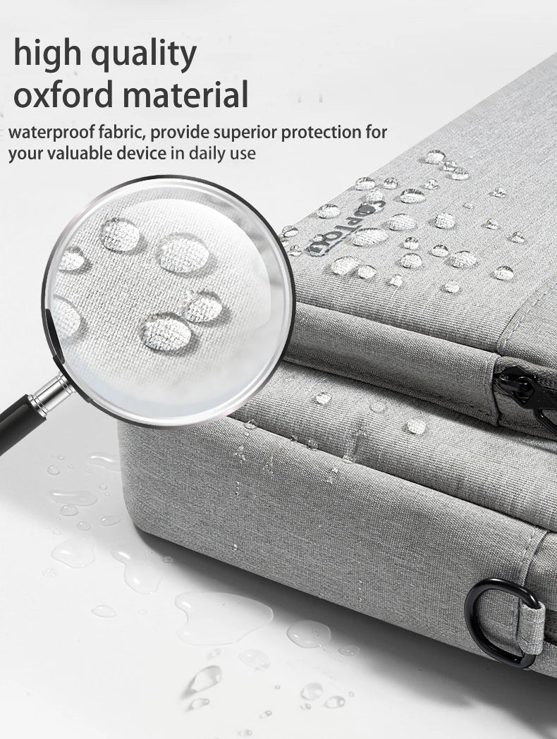 Men Laptop Bag 13.3 14 15.6 inch for Macbook Air Pro 13 15 16 HP Huawei Asus Acer Dell Xiaomi Lenovo Shoulder Handbags Briefcase