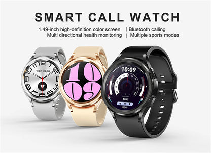 Outdoor GPS Sports Bluetooth Call Smartwatch Men's AMOLED HD Screen AI Voice Assistant 24 Hours Heart Rate Monitoring Smart Wach