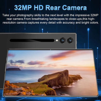 2025 Tablet Android 20000mAh 10.36 inch Global Version 22GB+2TB New Network 14 Core Android 13.0 Wifi Tablet