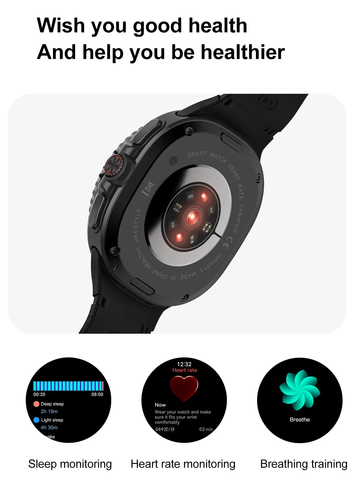 New DT Watch 8 Ultra Smart Watch Classic NFC Health Monitoring GPS Bluetooth Call IP68 Waterproof HD Smartwatch For IOS Android