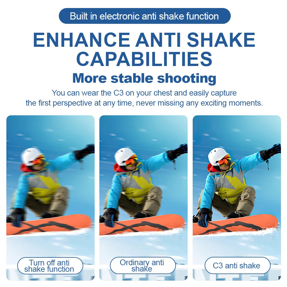 32GB 1080P Sport Action Camera WiFi Wireless Digital Video Recorder Mini Body Camera Wide Angle Camcorder Pet Collar Monitor Cam