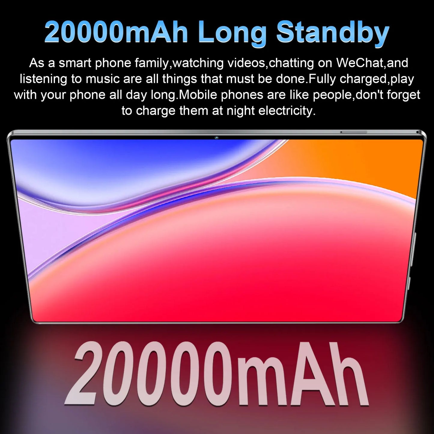 2025 Tablet Android 20000mAh 10.36 inch Global Version 22GB+2TB New Network 14 Core Android 13.0 Wifi Tablet