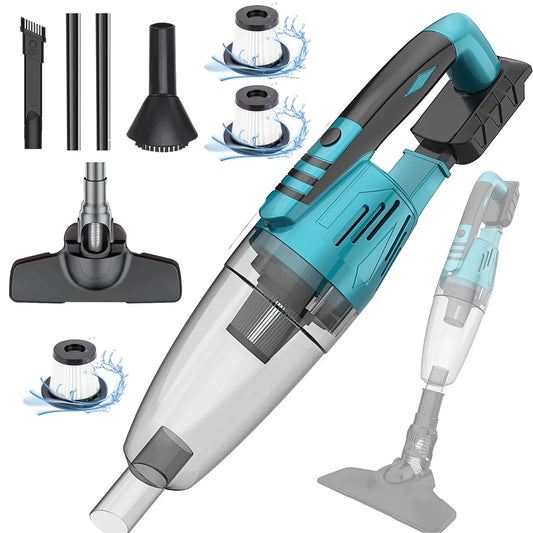2-in-1 Cordless Handheld Car Vacuum Cleaner for Makita 18V Battery, Portable Vacuum for Home Pet Sofa Car Cleaning (Tool Only)