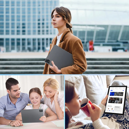 Tablet 10.1 Inch, 2025 Android 15 Tablets, 12GB+128GB, 1TB Expand, Widevine L1 Compatible Octa-Core Tablet with 6000mAh Battery