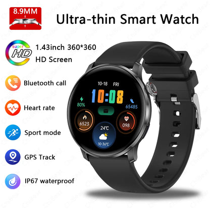 Fashion Women Bluetooth Call Smart Watch DIY Dial Health Monitoring Full Screen Touch Smartwatches 2025 New Android IOS