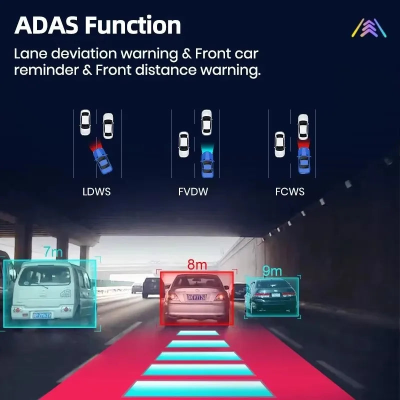 For Android Multimedia Player 1920*1080P Dashcam ADAS Mini Car DVR Camera HD Car Camera Auto Digital Video Recorder Dash Cam