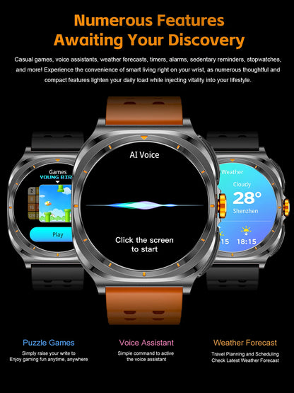 2025 New Smart Watch With 2 in 1 TWS Wireless Headset Bluetooth Call 1.53" AMOLED Screen 400mAh IP67 Waterproof Sport Smartwatch