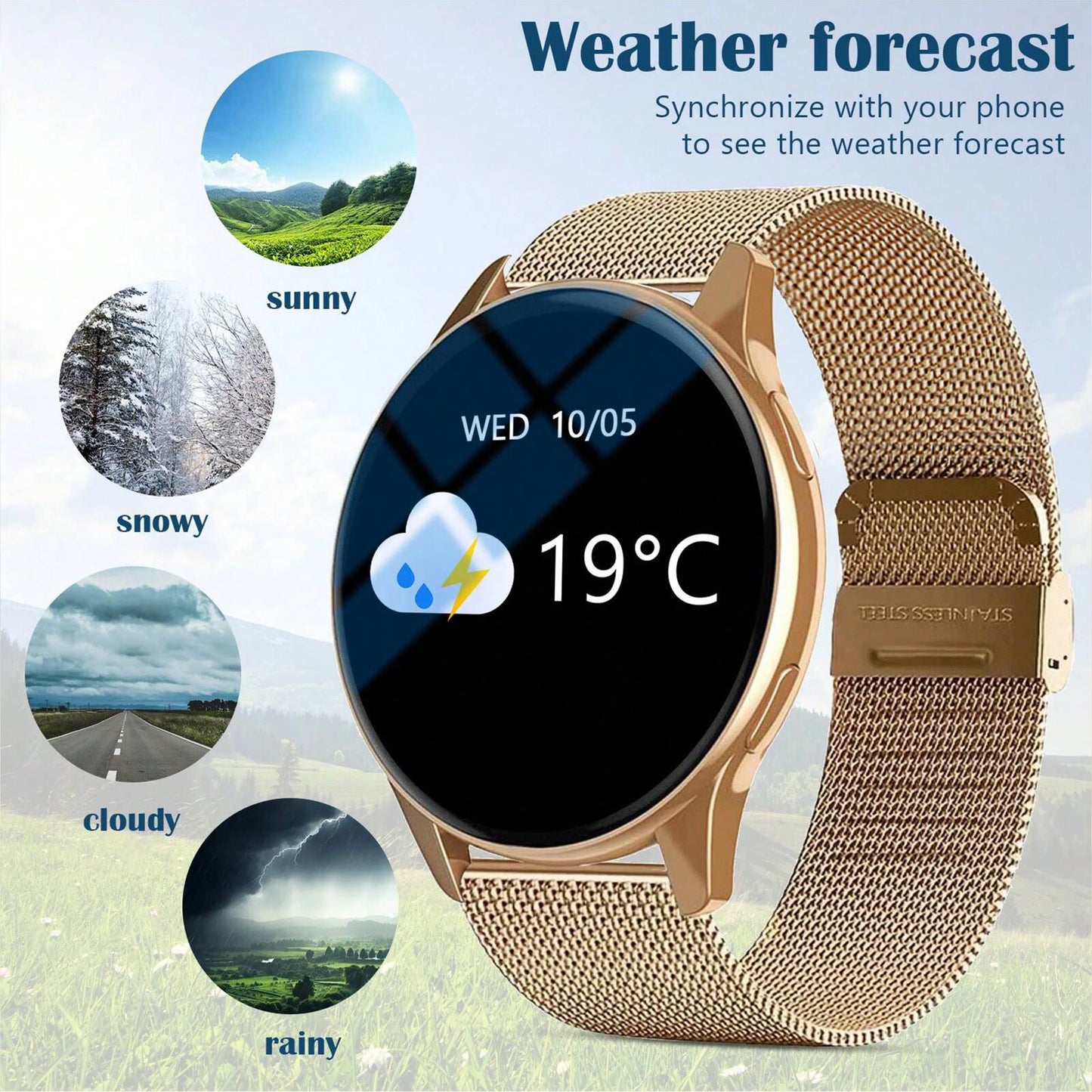 2025 NEW Hot Smart Watch For Men Women Wireless Call AI Voice Assistant Notification Alert Multi-Functional Watch Holiday Gifts