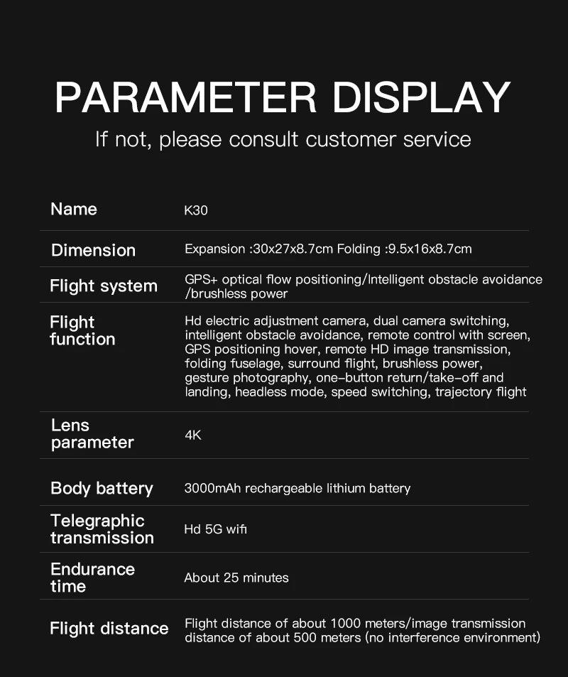 8K HD dual camera GPS drone gimbal 360 ° laser obstacle avoidance brushless quad-axis foldable aircraft