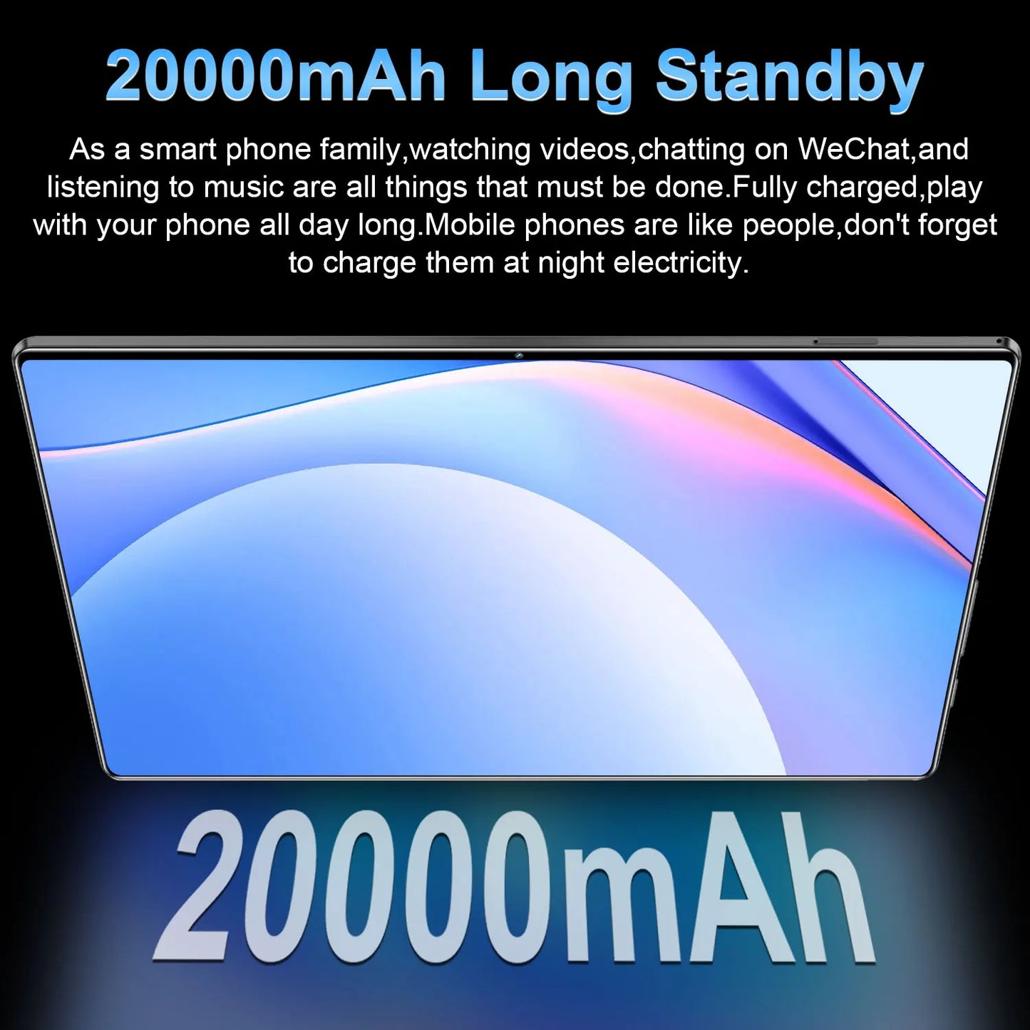 2025 Tablet Android 20000mAh 10.36 inch Global Version 22GB+2TB New Network 14 Core Android 13.0 Wifi Tablet