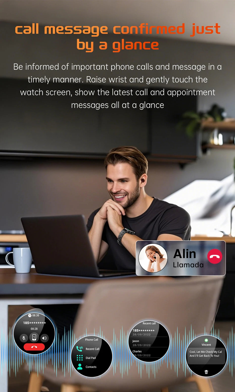 GPS Outdoor Sports Smartwatches 1100mAh Battery Compass Men's LED Lights 5ATM Waterproof Watch Bluetooth Call Smart Watch