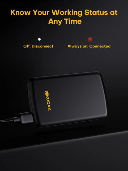 KODAK External Hard Drive 1T 500GB USB3.0 High Speed Gaming Storage Portable External Disk for Laptop Desktop PS4 PS5