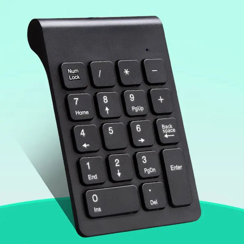 Wireless Digital Keyboard for Accounting Teller Laptop Notebook Tablets 18 Keys