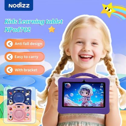 7 Inch Cartoon Pattern Kids Tablet 4+128GB 5G WiFi Learning Education Android 14.0 Tablets with Parent Control Children's Gifts