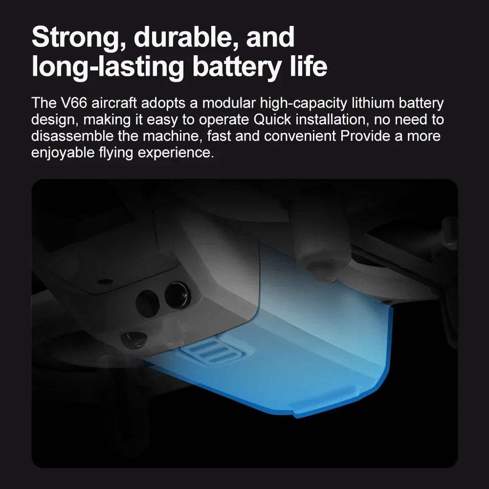 XIAOMI 10000M V66 Mini RC Aerial Drone 8K Professinal Wide Angle HD Dual Camera Intelligent Obstacle Avoidance Drone Toys New