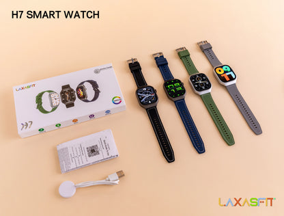 LAXASFIT New Curved Screen Women's Smart Watch 2.01'' AMOLED HD Touch Screen Bluetooth 5.3 Voice Call Men's Fitness Smart Watch