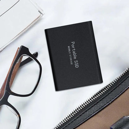 500GB Portable SSD High Speed External Hard Drive Portable Hard Drive Lightweight Design Mass Solid Drive for Phone Laptop