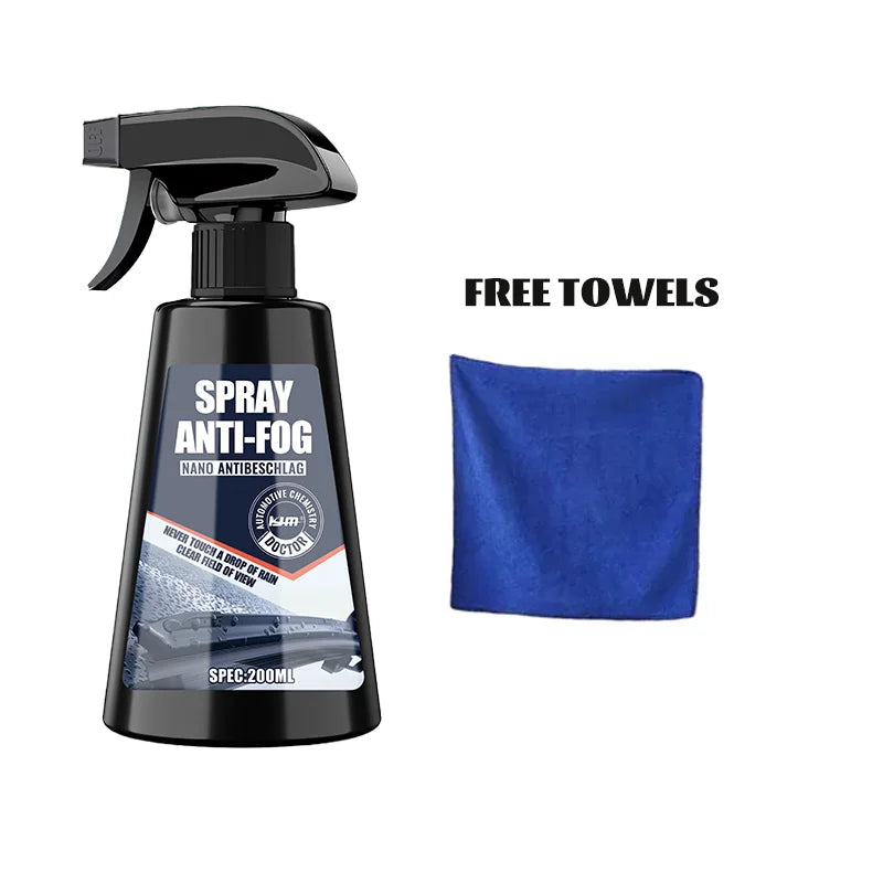 Car Glass Anti-Rain Spray Auto Water repellent Coating Agent Waterproof Rainproof Anti-fog Glass Cleaner Auto Windshield Clear