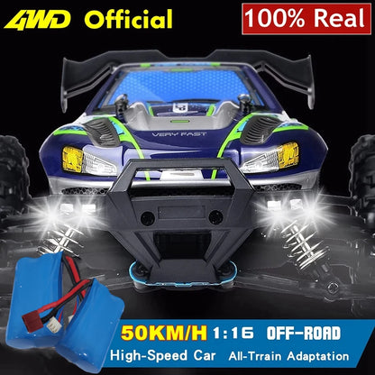 4WD Remote Control Car Off Road 4x4 RC High Speed Buggy Truck Super Brushless 50 or 80KM/H Fast Drift Racing Toy Kids Adults