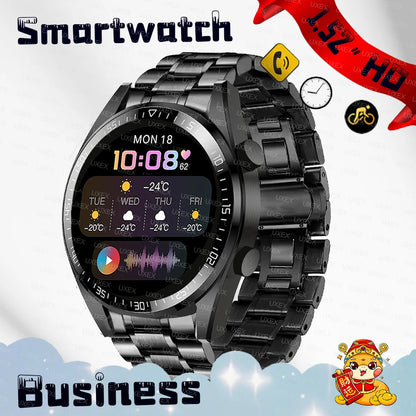 New Plus Smartwatch Hombre Bluetooth Call HD Screen Full Offers Today Health Tracking Diy Faces Gift Men Watches Smart Commerce
