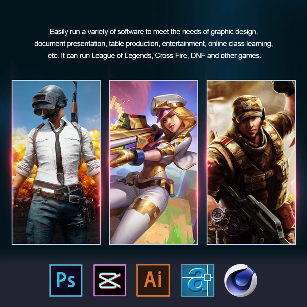 Face ID Intel Notebook N95 Graphics UHD 16" Laptop 16GB 32GB RAM Max 2TB ROM Windows 11 Wifi 5 BT 4.2 RGB Keyboard