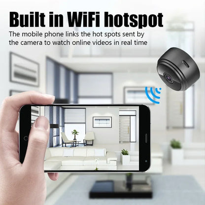 A9 Smart Home Security Camera WiFi Wireless 1080P Video Surveillance Remote Monitoring Motion Detection Night Vision Recorder