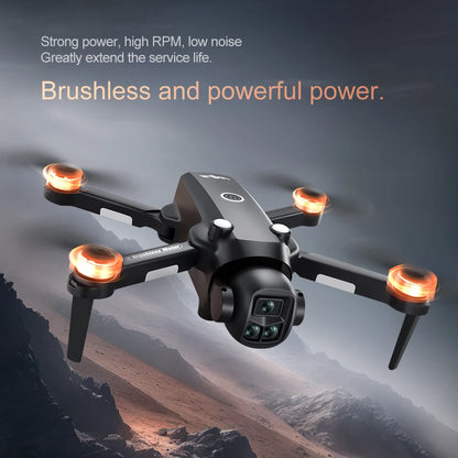 V156 MAX Drone 8K Camera HD With Screen Optical Flow Intelligent Obstacle Avoidance Foldable Brushless Motor Quadcopter Toy UAV