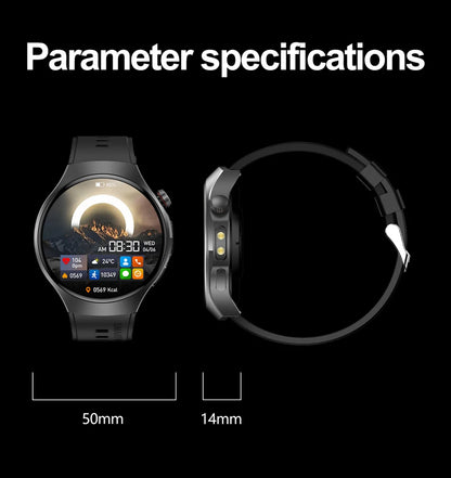 2025 New Outdoor Sports Smart Watch Men Riding Running Fitness IP68 Waterproof LED Lights Bluetooth Call Smartwatches