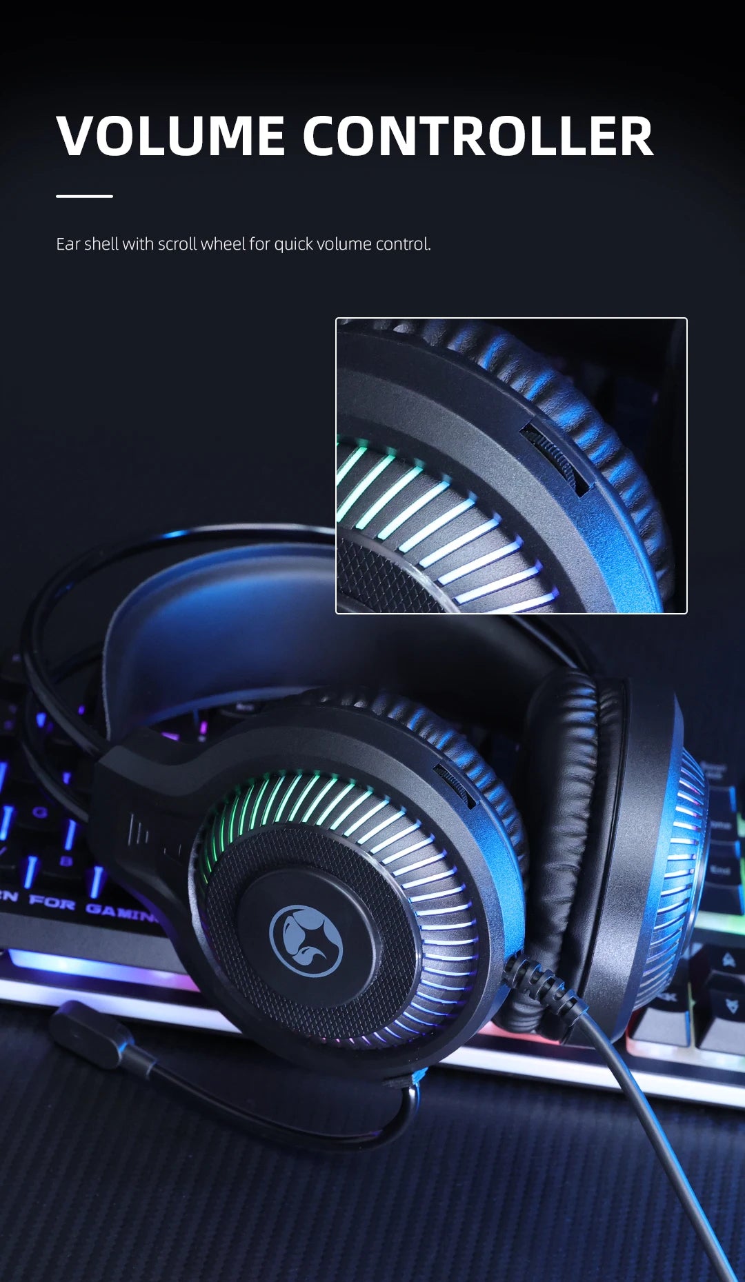 Gaming Keyboard And Mouse It Contains Keyboard+Mouse+Headphone And Mouse Pad Set, RGB,Game Wired Keyboard And Mouse Sets