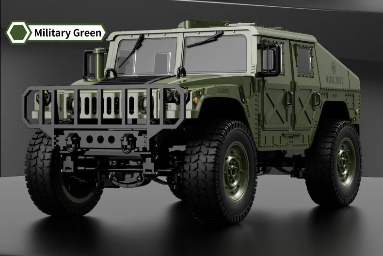 JJRC C8835 RC Car Simulation 4x4 All-terrain 2.4G Remote Control Car Off-road Climbing Electric Truck with LED Light RC Toy Gift