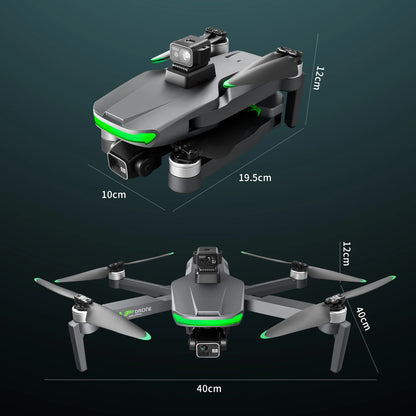 S155 MAX GPS Drone Professional 4K Camera 7.2-inch Touch Screen 3-Axis Gimbal EIS Relay Aircraft Obstacle Avoidance Dron Toy