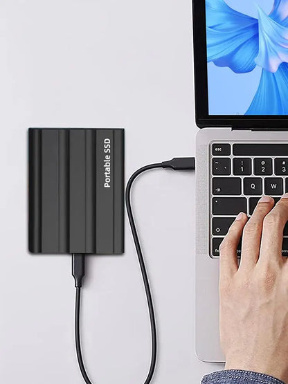 Portable Hard Drive External HDD High Speed 1TB Large Capacity Metal Hard Drive  Portable SSD Hard Disk for Phone Loptop