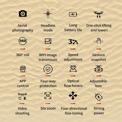 Xiaomi Dual Camera Drone YL3 Aerial Photography Aircraft 5G WIFI Brushless Motor Remote Control Optical Flow Hover Aircraft Gift