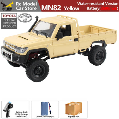 MN MODEL 1/12 4WD Remote Control Diving Off-road Car Climbing Truck All Terrain Vehicle Rock Crawler Wading Pickup Toy for Adult