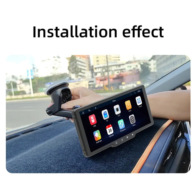 Portable Car MP5 Player Smart Stereo Radio Carplay Android Auto 10.26Inch Touch Screen Bluetooth FM Universal Multimedia Monitor